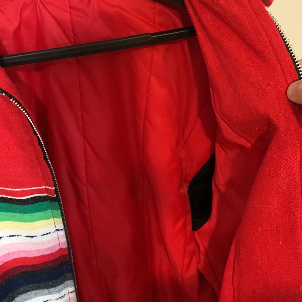 vintage, wool blend, bomber. - Picture 3 of 5